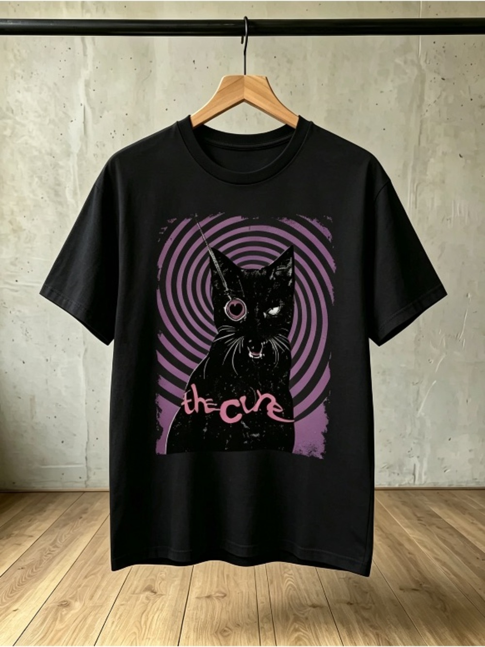 The Cure Graphic Tee Black Unisex T-shirt